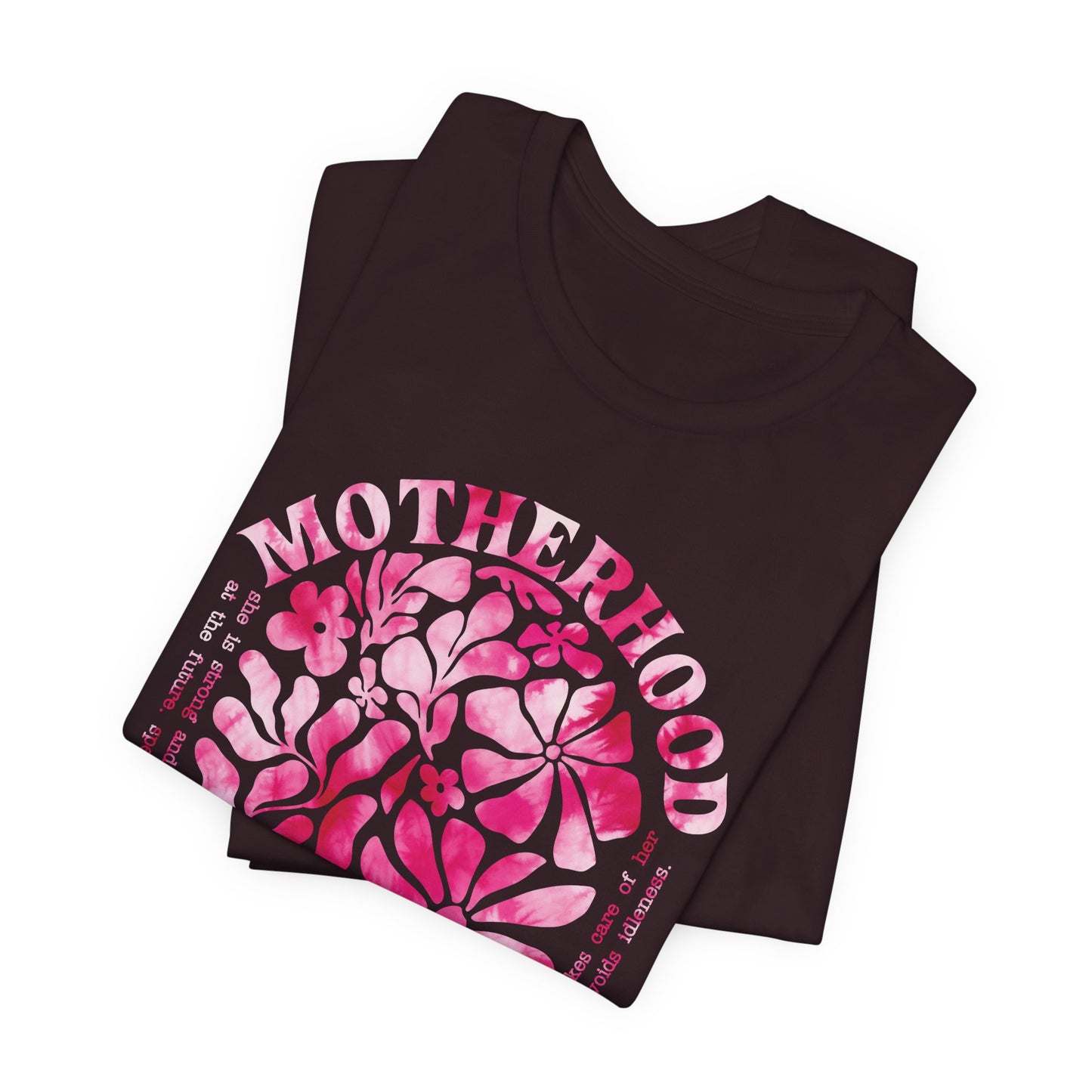 Motherhood Is Kingdom Work Christian Mom Pink Tie Dye Style