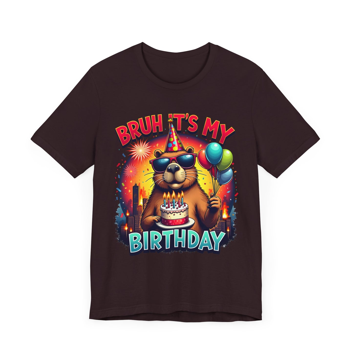 Kaiju Birthday Party Japan Capybara Bruh It's My Birthday