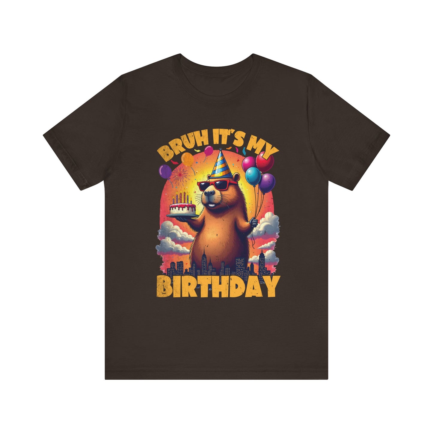 Kaiju Birthday Party Japan Capybara Bruh It's My Birthday