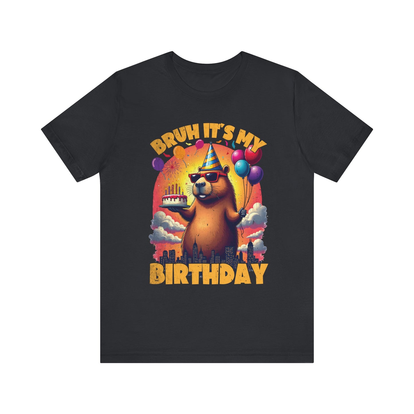 Kaiju Birthday Party Japan Capybara Bruh It's My Birthday