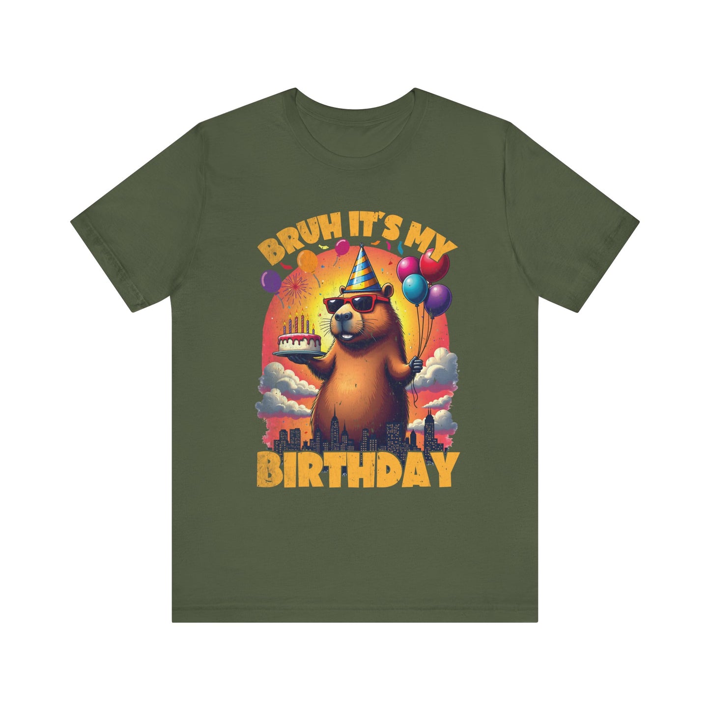 Kaiju Birthday Party Japan Capybara Bruh It's My Birthday