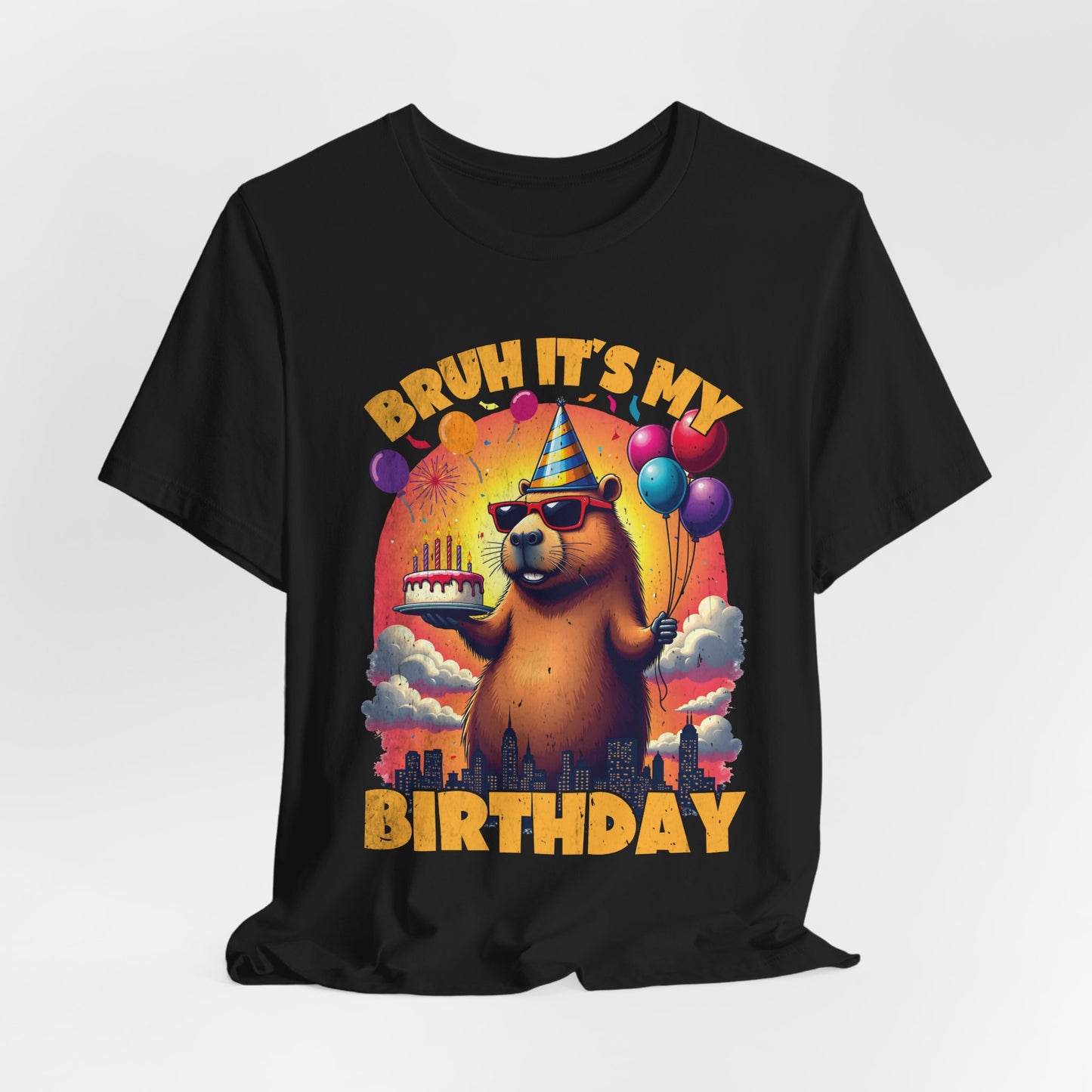 Kaiju Birthday Party Japan Capybara Bruh It's My Birthday