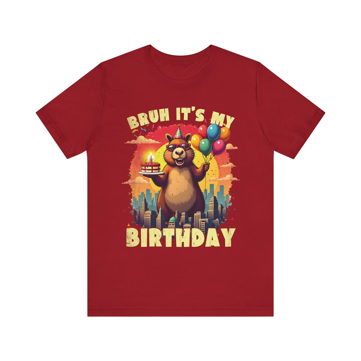 Kaiju Birthday Party Japan Capybara Bruh It's My Birthday