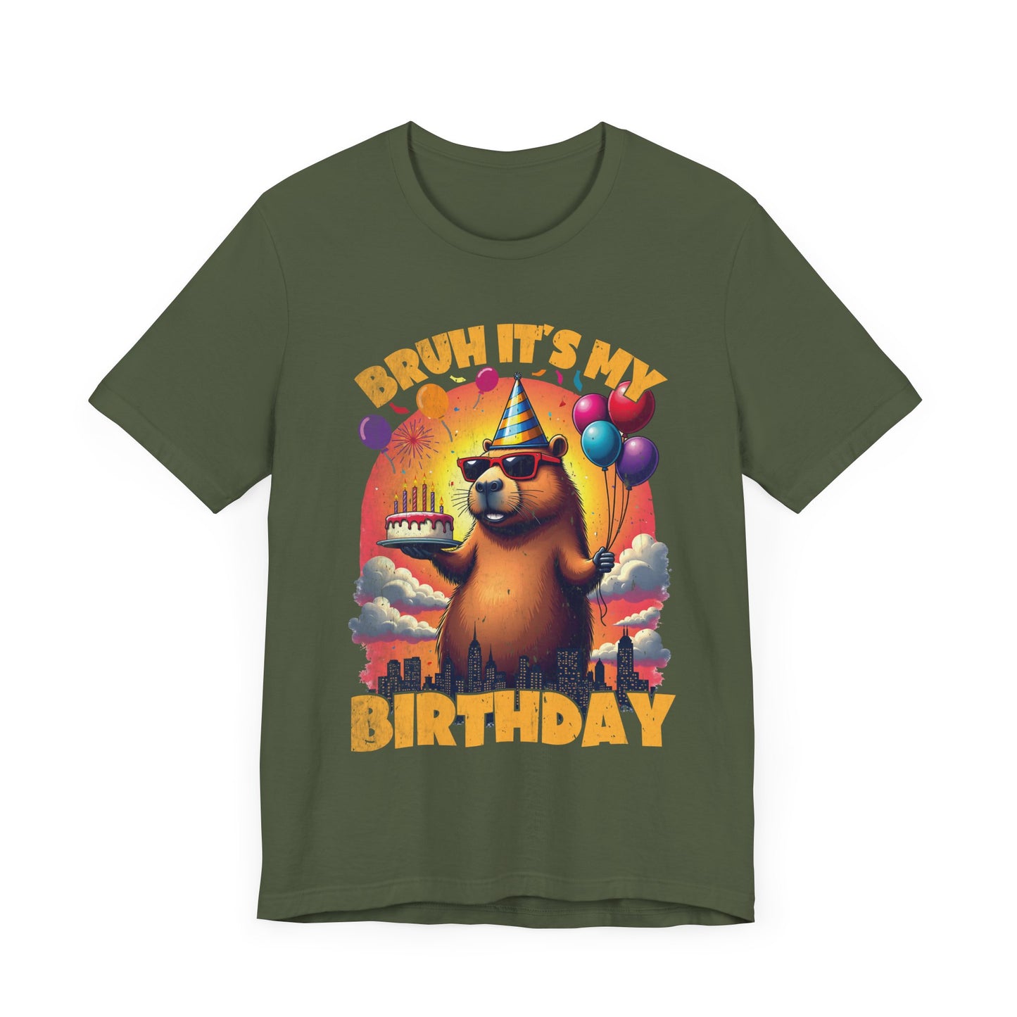 Kaiju Birthday Party Japan Capybara Bruh It's My Birthday