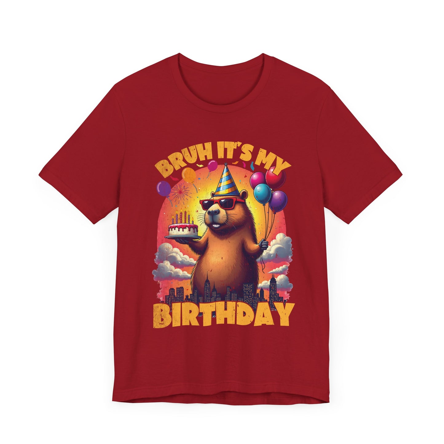 Kaiju Birthday Party Japan Capybara Bruh It's My Birthday