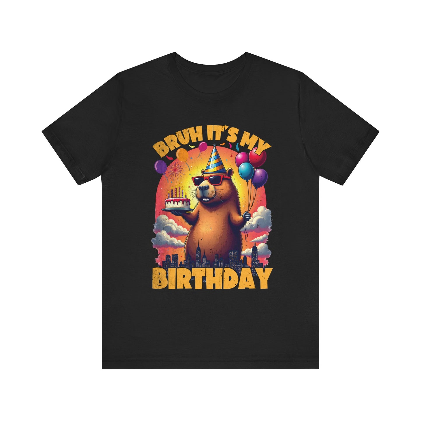 Kaiju Birthday Party Japan Capybara Bruh It's My Birthday
