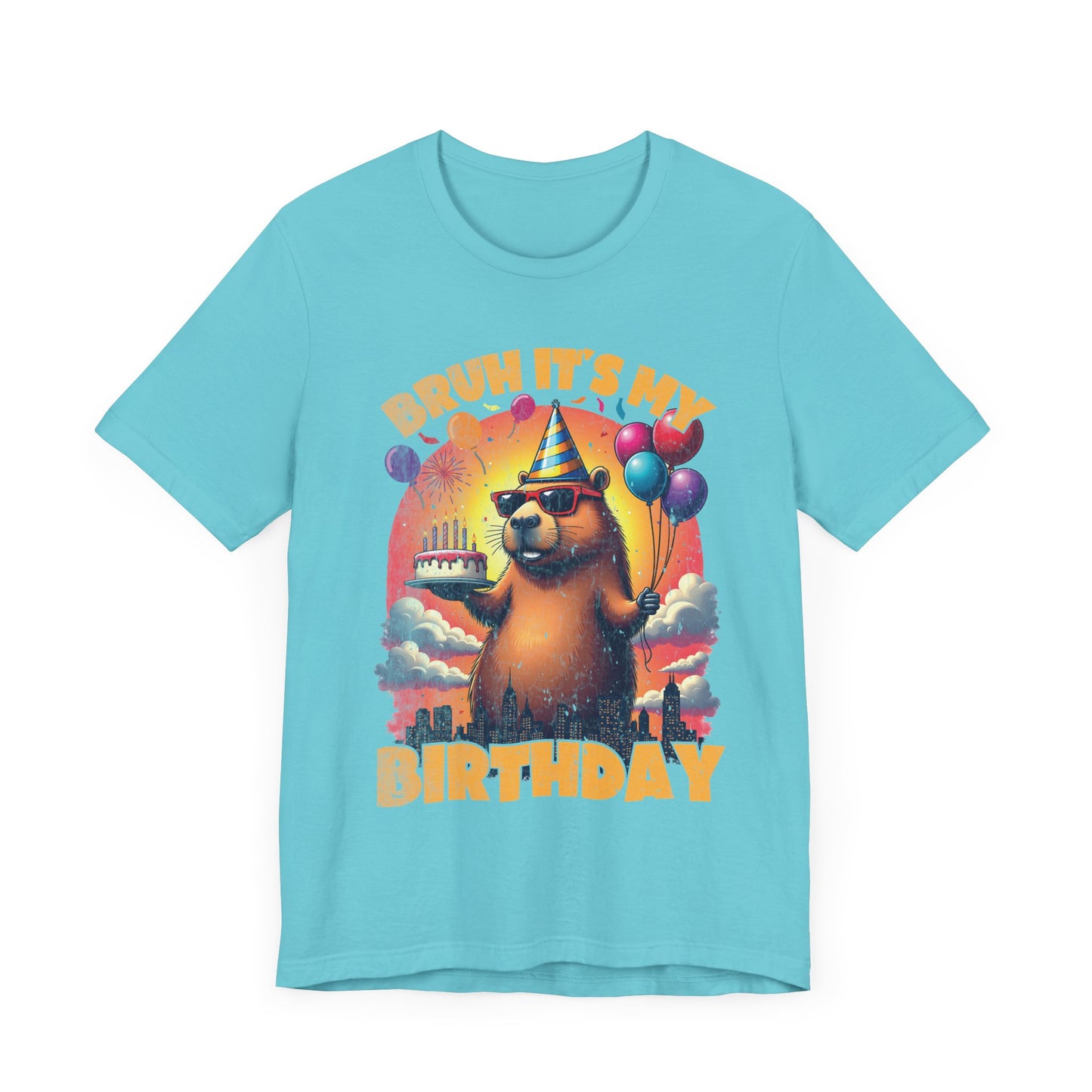 Kaiju Birthday Party Japan Capybara Bruh It's My Birthday