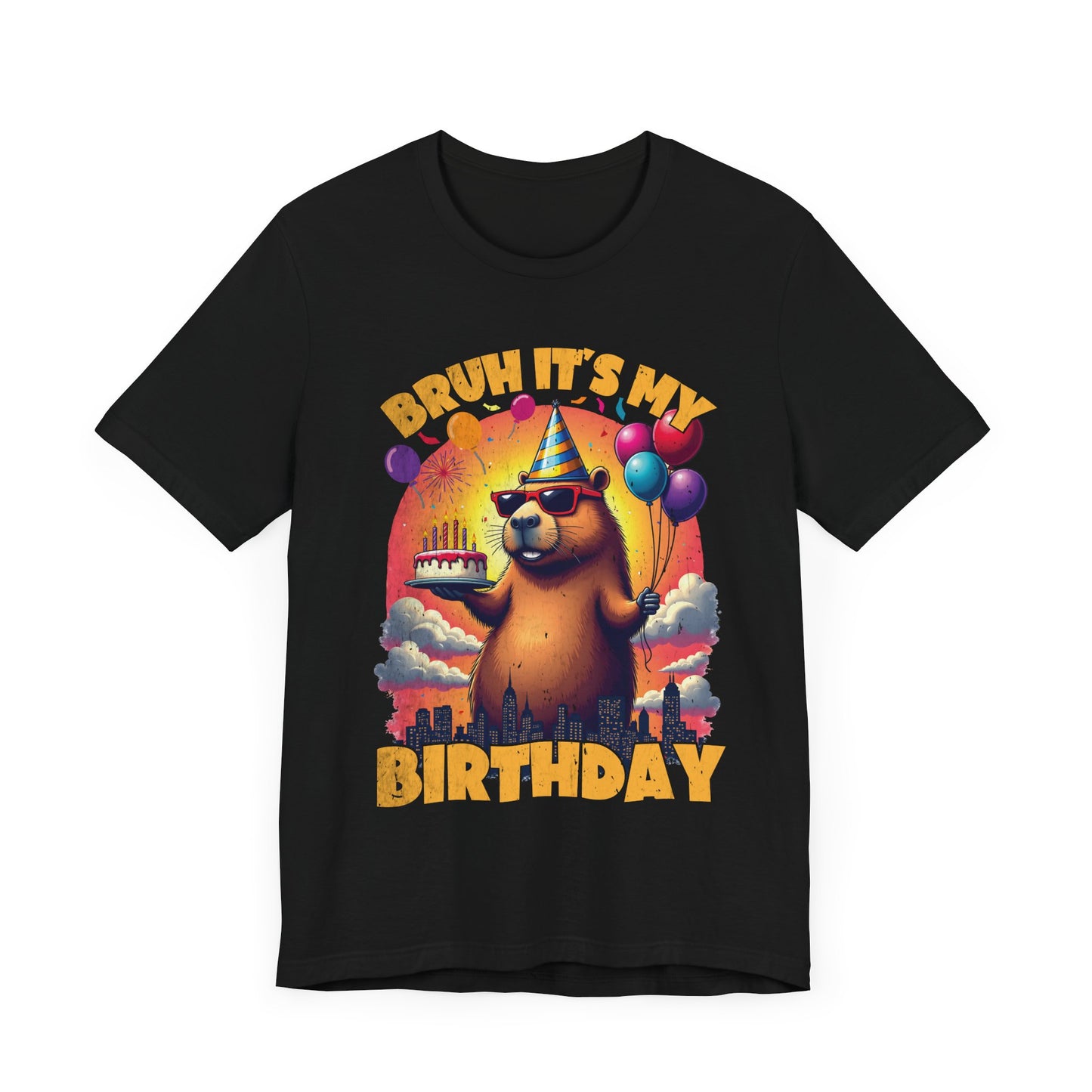 Kaiju Birthday Party Japan Capybara Bruh It's My Birthday