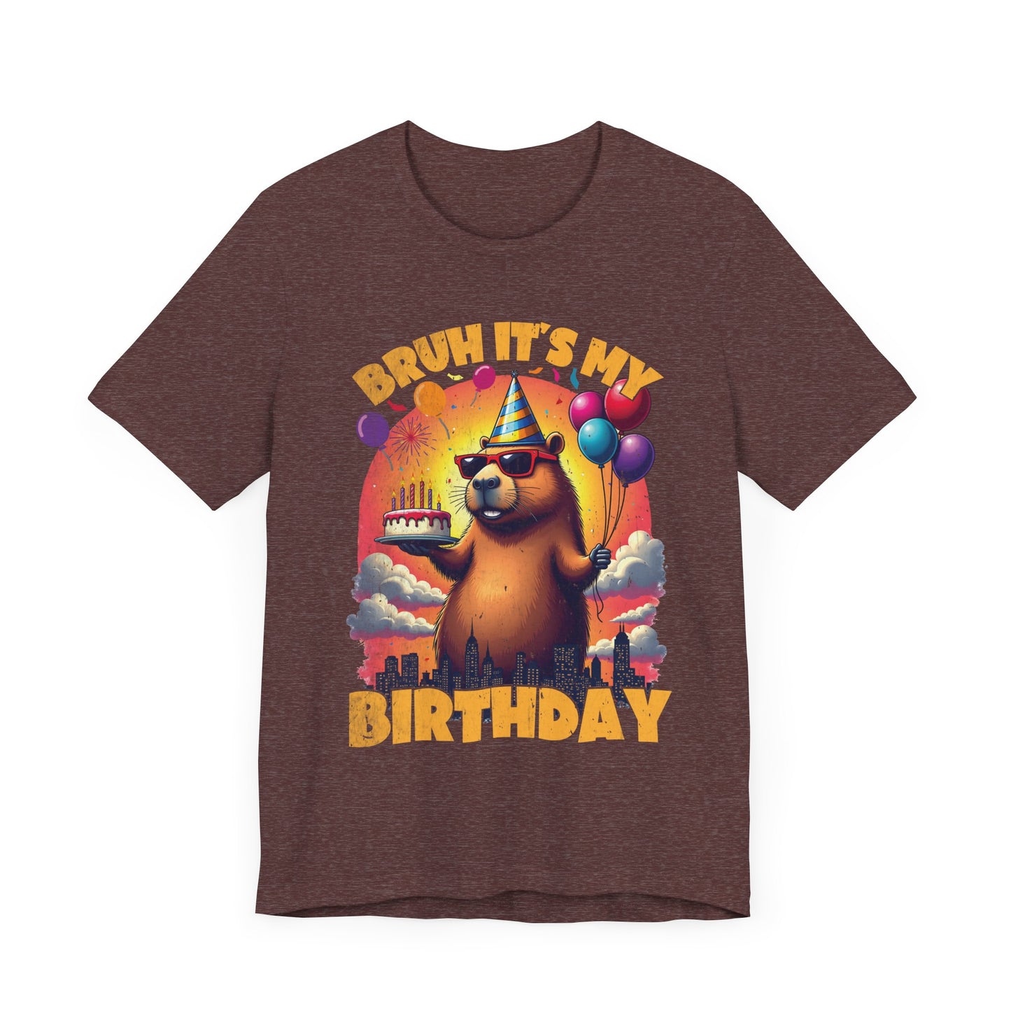 Kaiju Birthday Party Japan Capybara Bruh It's My Birthday