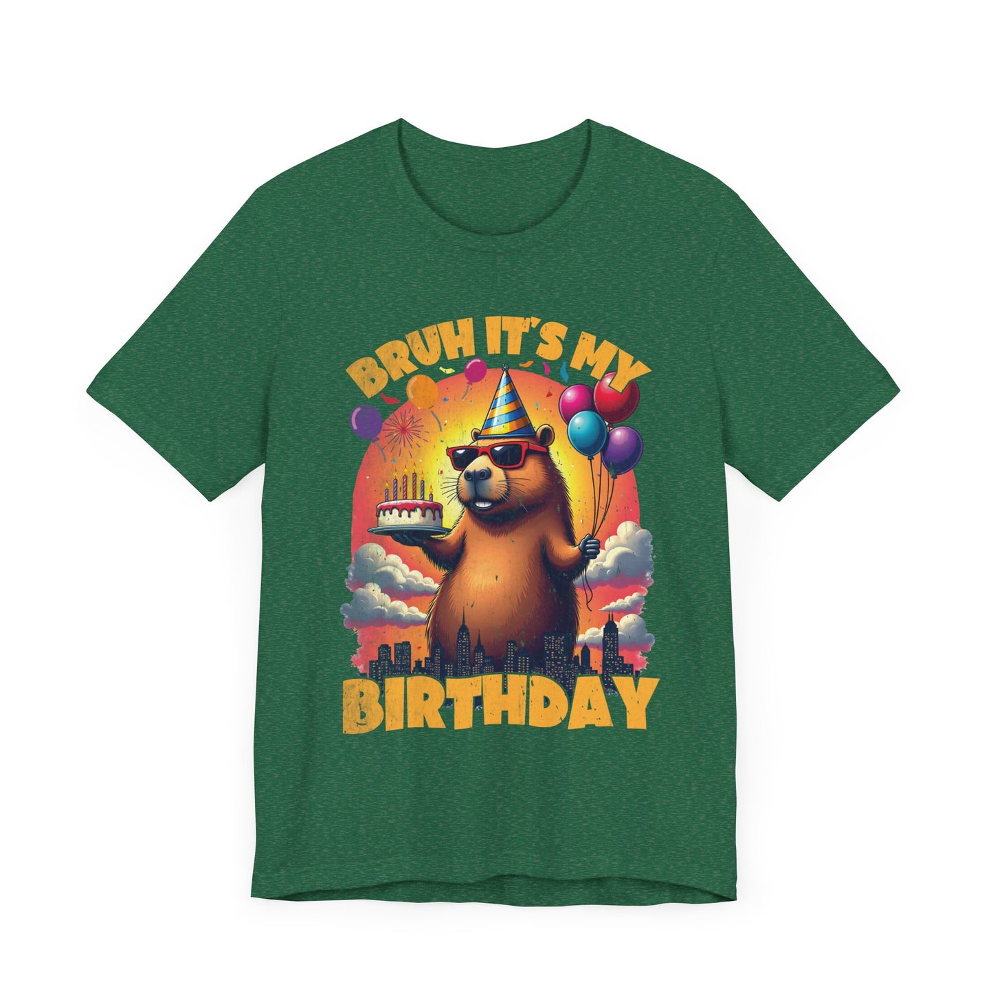 Kaiju Birthday Party Japan Capybara Bruh It's My Birthday