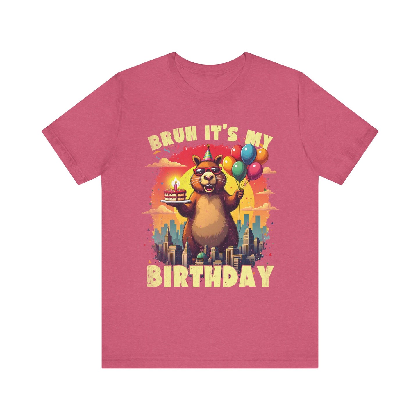 Kaiju Birthday Party Japan Capybara Bruh It's My Birthday