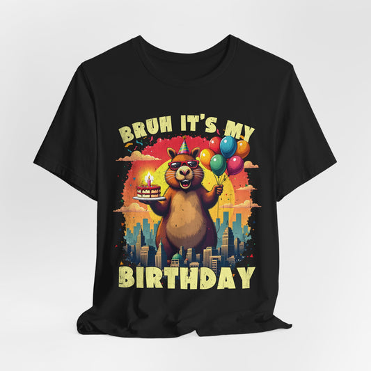 Kaiju Birthday Party Japan Capybara Bruh It's My Birthday