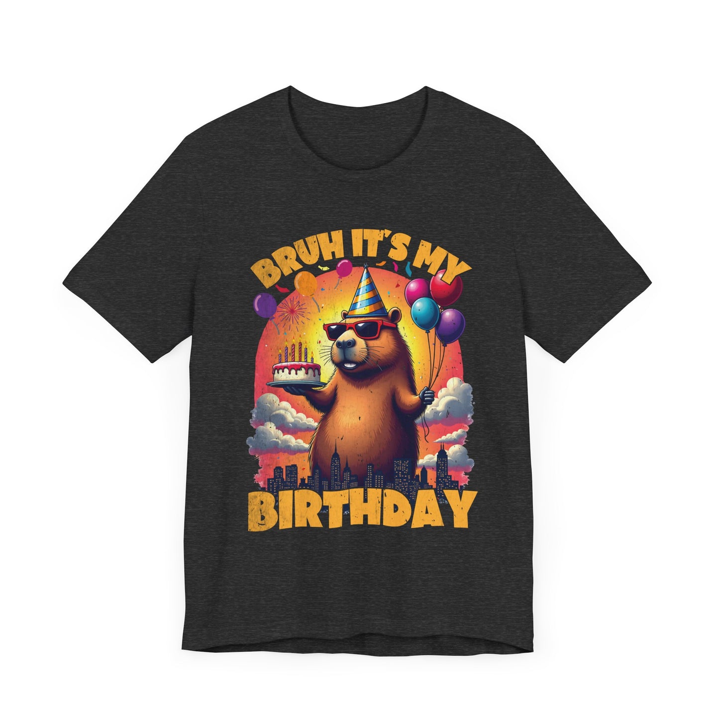 Kaiju Birthday Party Japan Capybara Bruh It's My Birthday