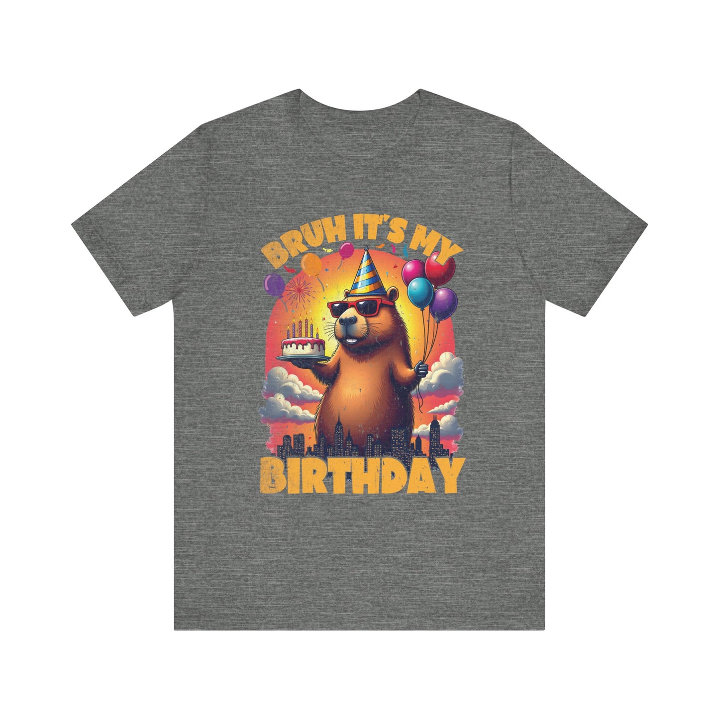 Kaiju Birthday Party Japan Capybara Bruh It's My Birthday