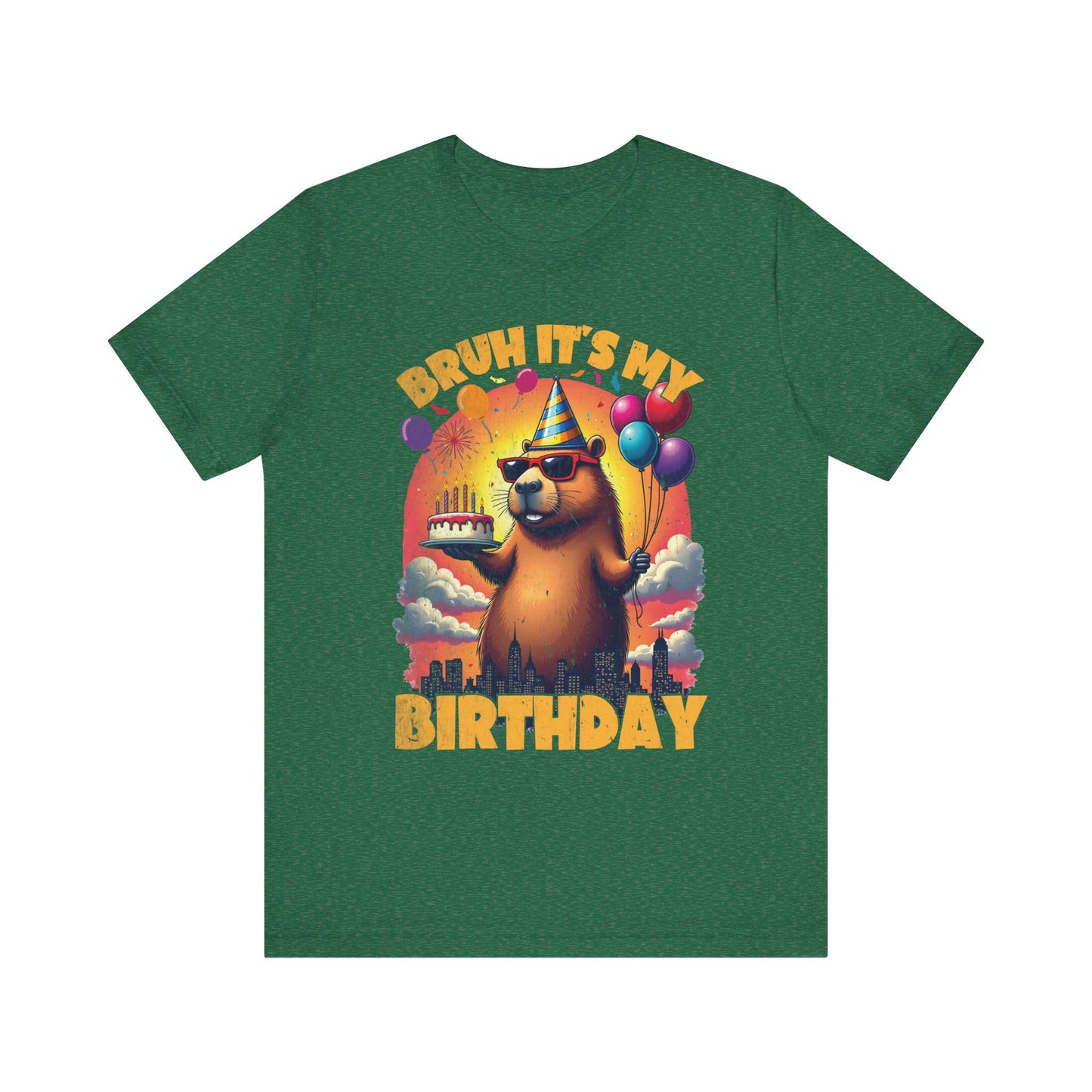 Kaiju Birthday Party Japan Capybara Bruh It's My Birthday