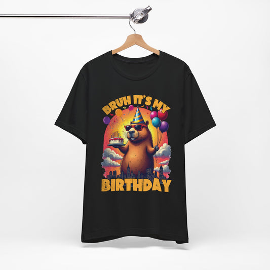 Kaiju Birthday Party Japan Capybara Bruh It's My Birthday