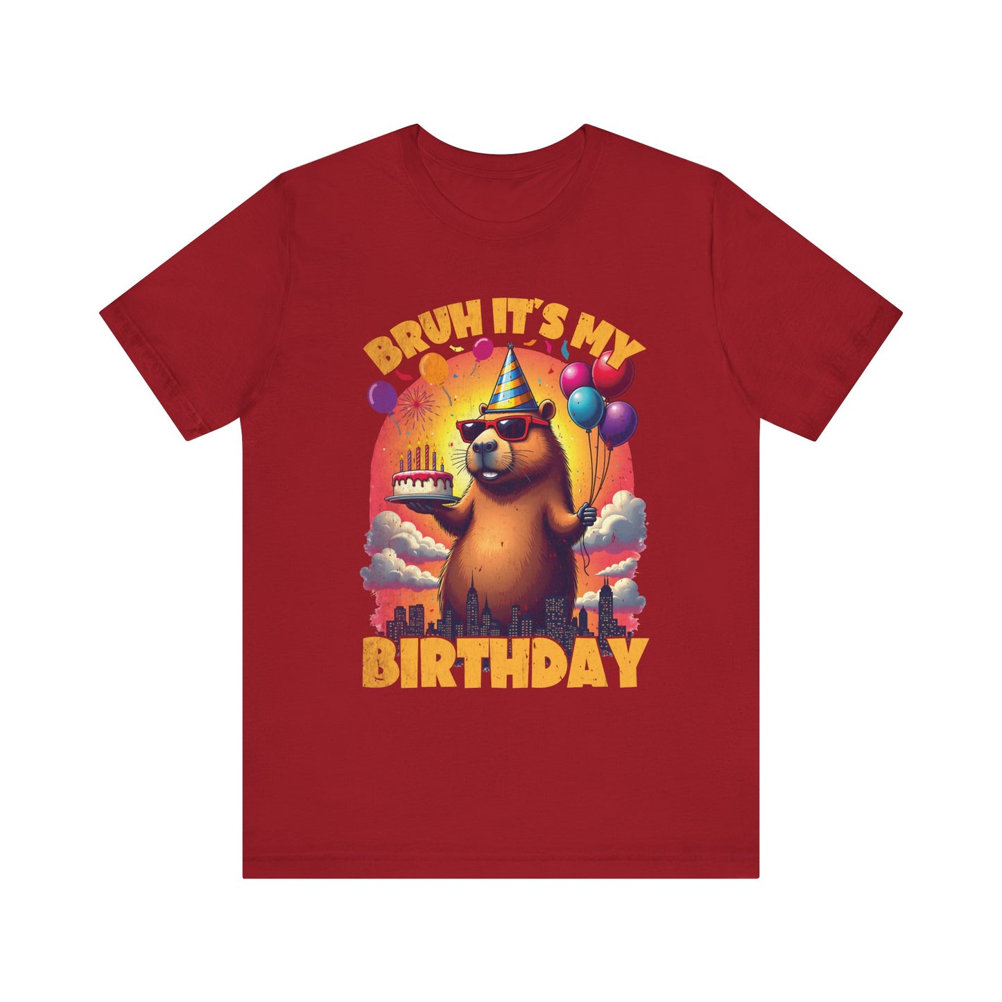 Kaiju Birthday Party Japan Capybara Bruh It's My Birthday