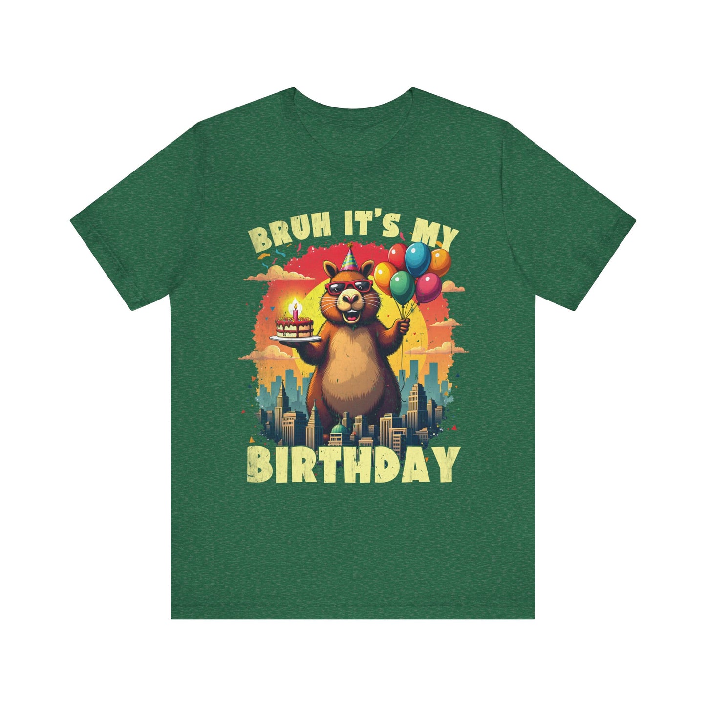 Kaiju Birthday Party Japan Capybara Bruh It's My Birthday