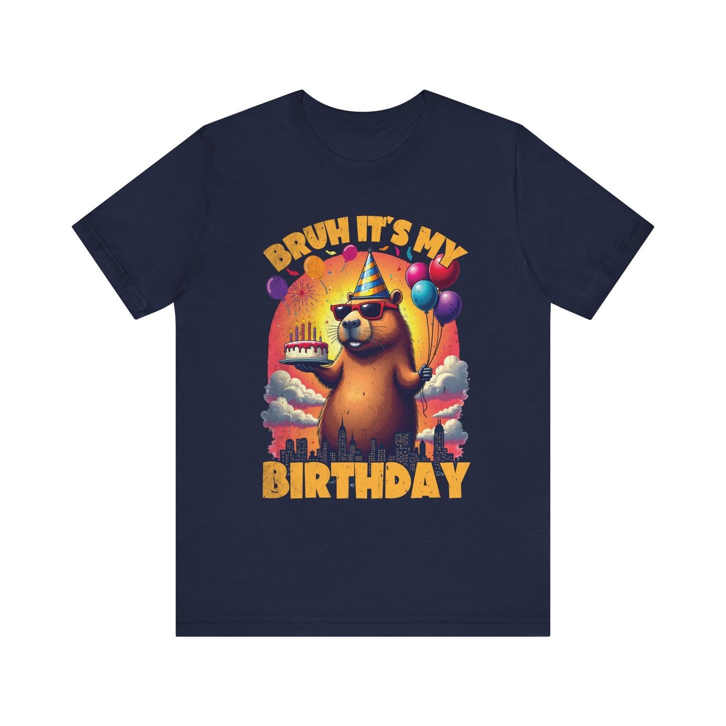 Kaiju Birthday Party Japan Capybara Bruh It's My Birthday