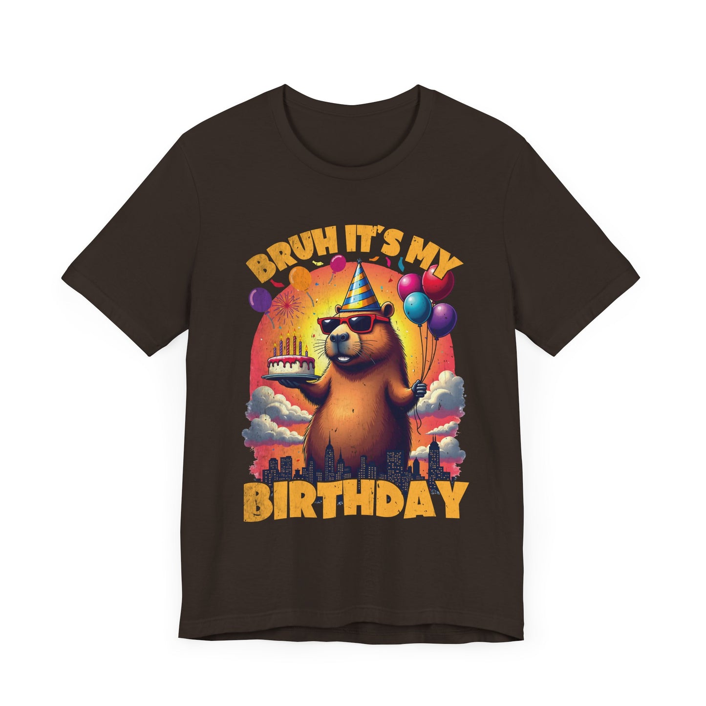 Kaiju Birthday Party Japan Capybara Bruh It's My Birthday