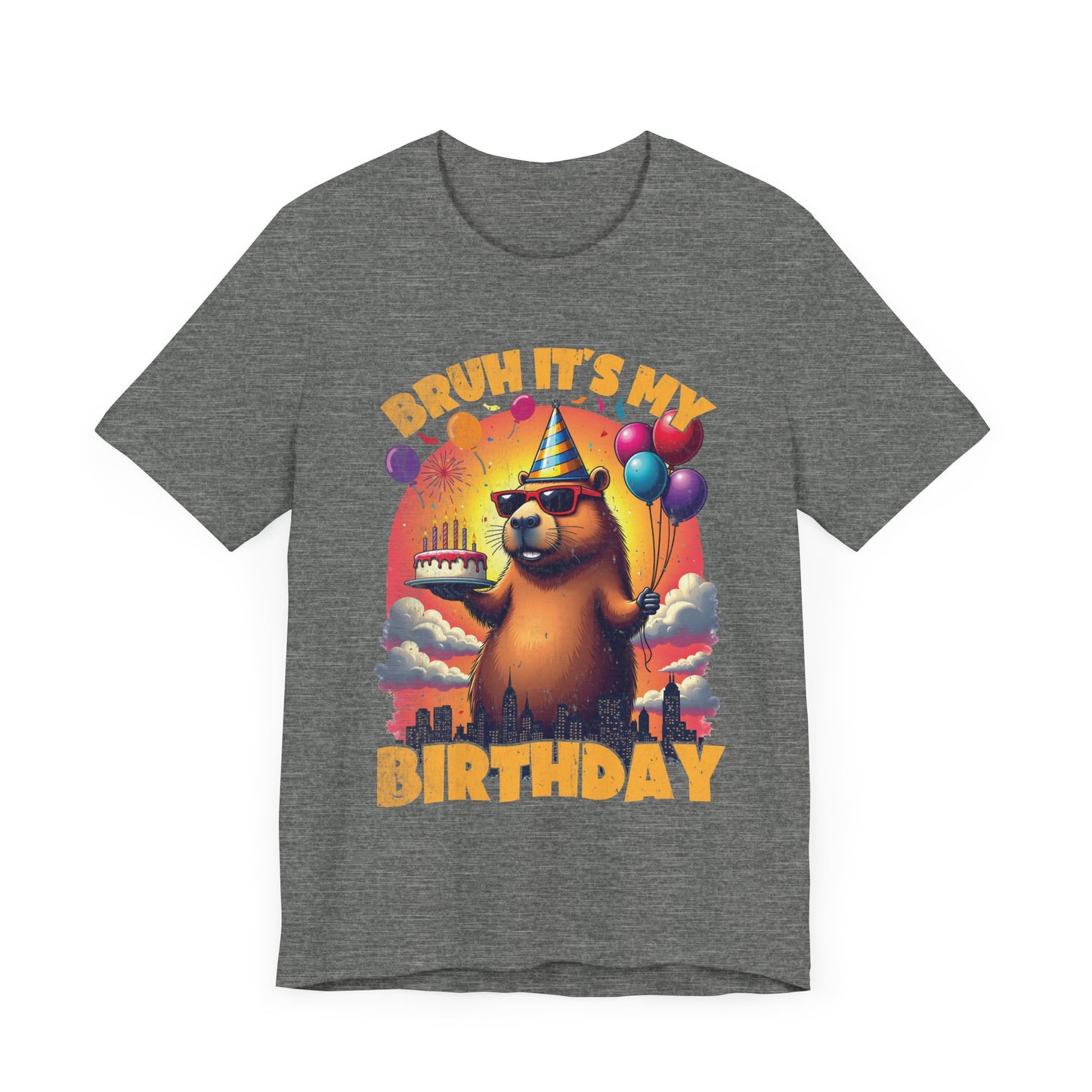 Kaiju Birthday Party Japan Capybara Bruh It's My Birthday