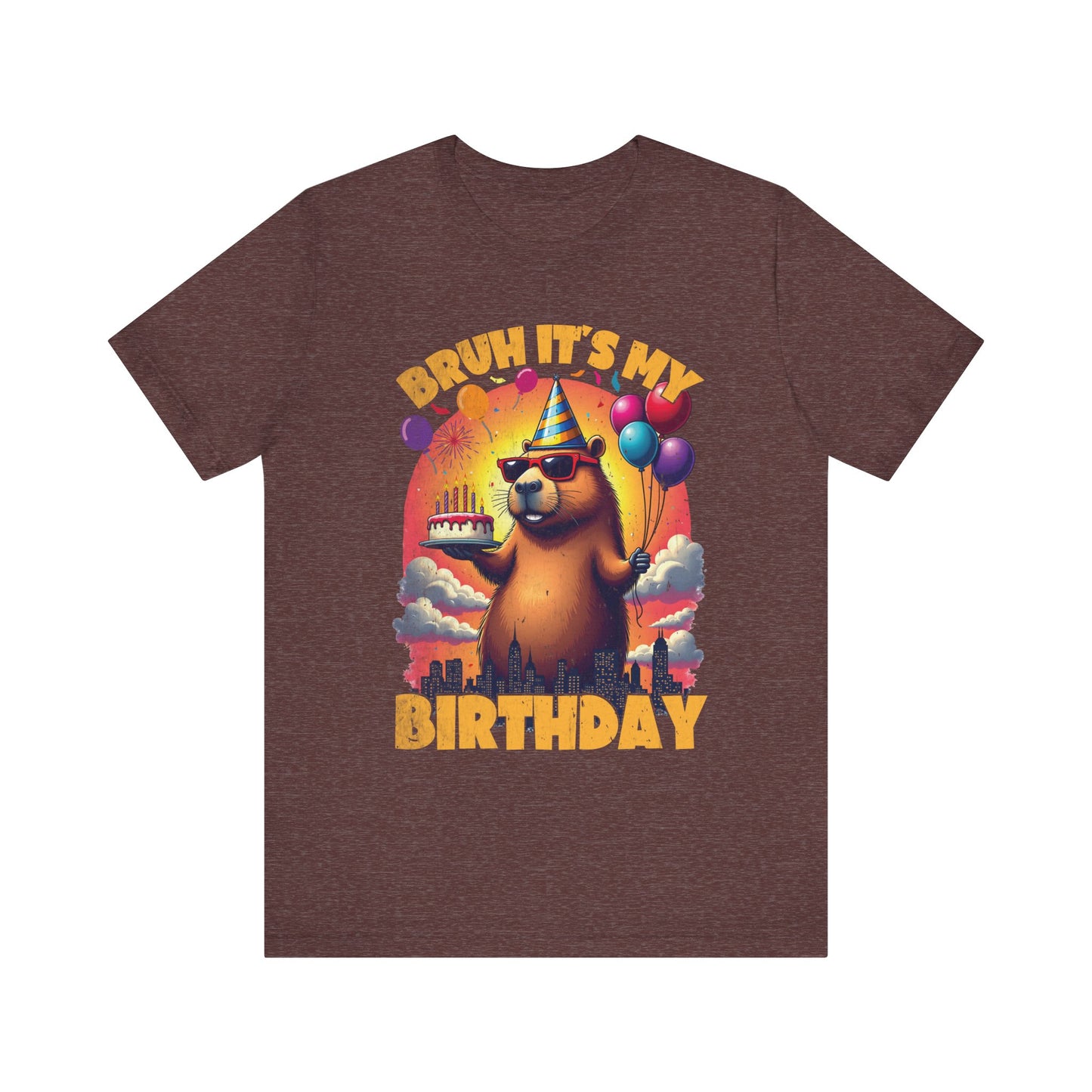 Kaiju Birthday Party Japan Capybara Bruh It's My Birthday
